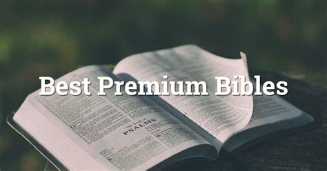 best premium bible